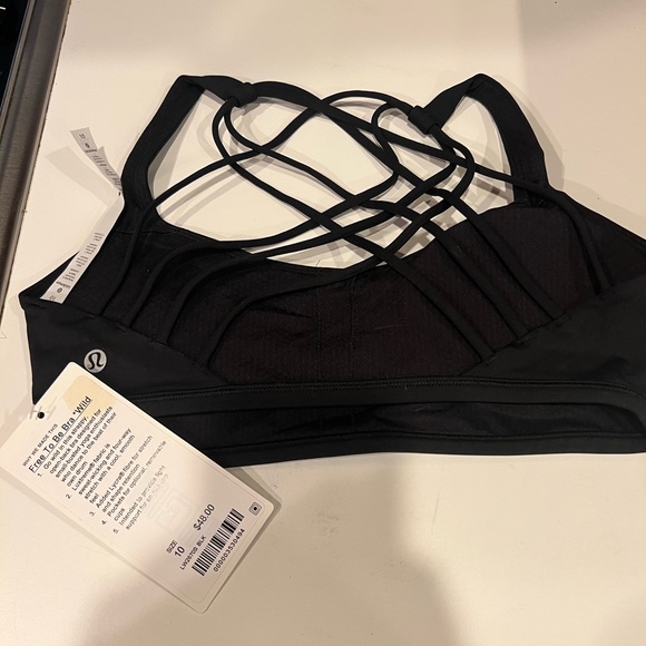 Brand new Lululemon bra. Strappy and cute - Picture 2 of 2